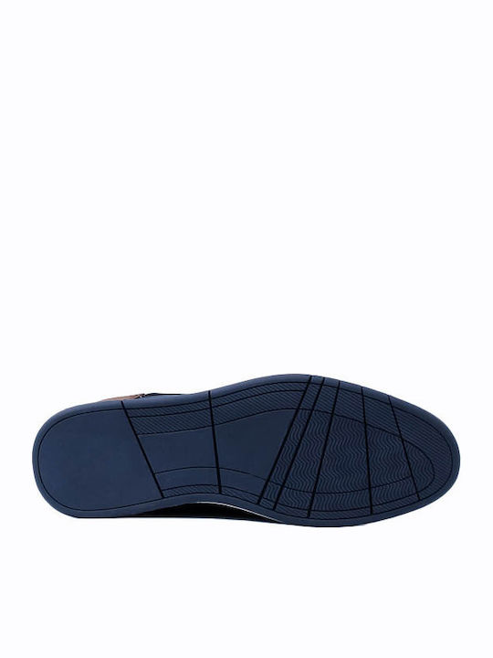 Men's Synthetic Leather Casual Shoes Blue