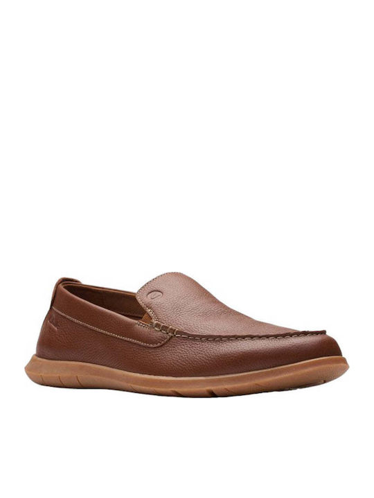 Men's Leather Moccasins Tabac Brown