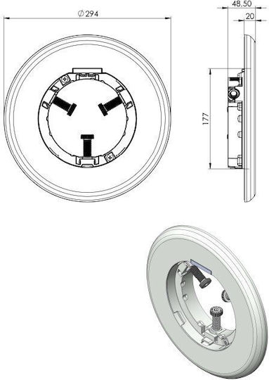 Astral Pool Poolzubehör mit LED-Beleuchtung Weiß