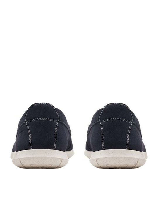 Men's Leather Moccasins Blue