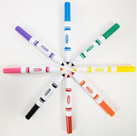 Galt Toys 8 Chunky Pens Waschbare Zeichenmarker Dicke Set 8Stück