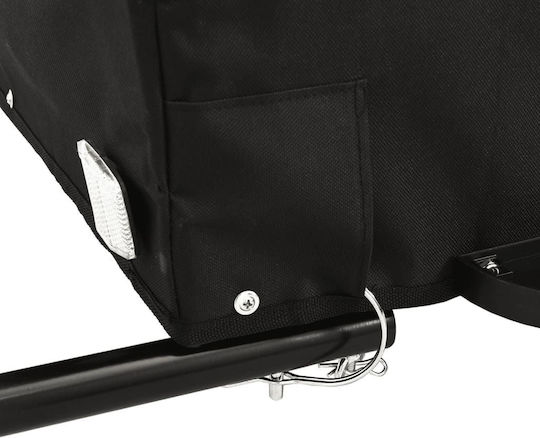 Vidaxl Anhänger Fahrradzubehör Schwarz Grau 45 Kilo Eisen