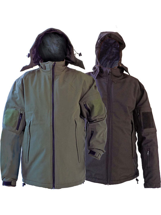 ΑΕΤΟΣ Softshell Taktische Jacke A82 Khaki ΑΕΤΟΣ Softshell Taktische Jacke A82 Khaki
