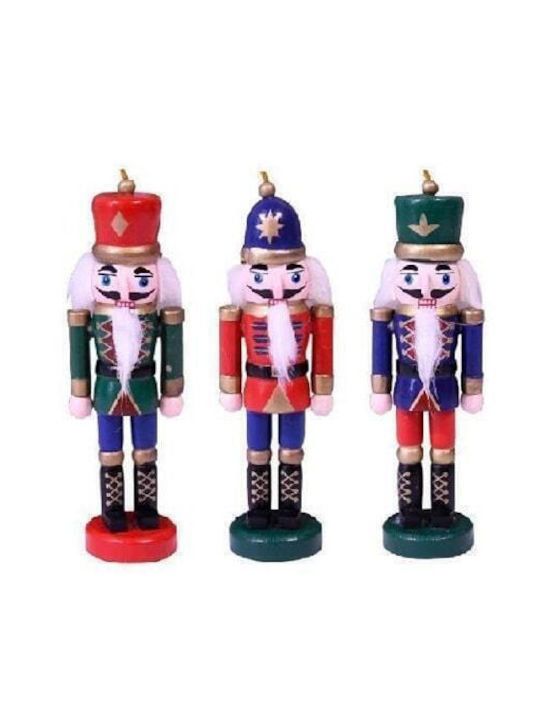 Weihnachts-Nussknacker Höhe 13cm. 3Stück
