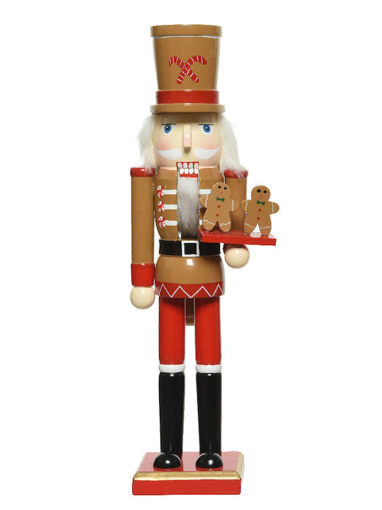 Kaemingk Weihnachts-Nussknacker Braun aus Hölzernes Höhe 38.5cm.