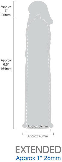 Nanma Length Extender No 2 Προέκταση Πέους Μπλε 19cm