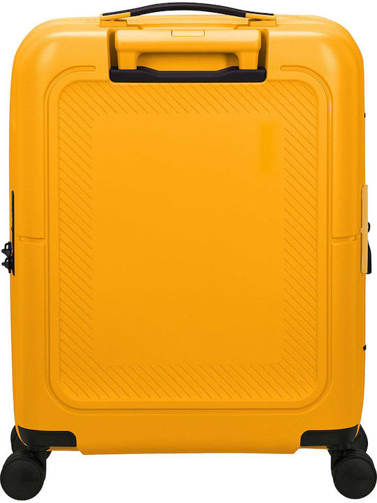 American Tourister Dashpop Spinner Exp 55/20 Βαλίτσα Ταξιδίου Καμπίνας Σκληρή Golden Yellow με 4 Ρόδες Ύψους 55εκ.