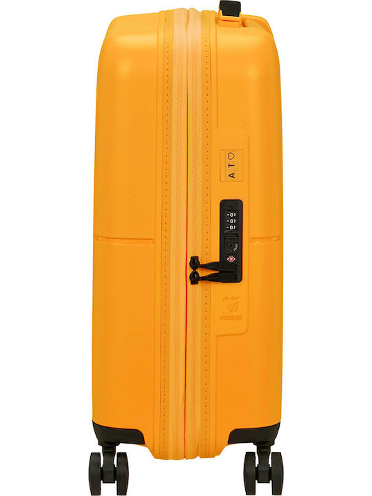 American Tourister Dashpop Spinner Exp 55/20 Βαλίτσα Ταξιδίου Καμπίνας Σκληρή Golden Yellow με 4 Ρόδες Ύψους 55εκ.