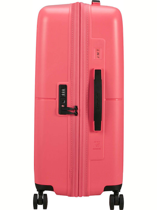 American Tourister Spinner Exp 67/24 Medium Hard Suitcase Sugar Pink with 4 Wheels Height 67cm