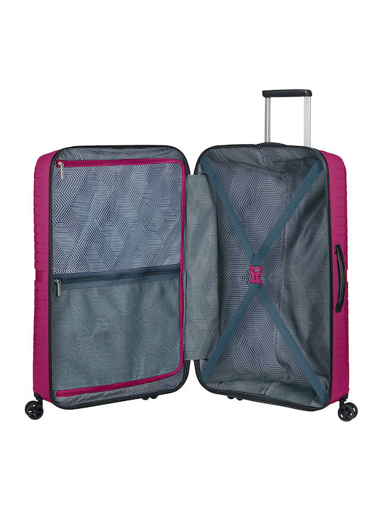 American Tourister Airconic Spinner Large Travel Suitcase Hard Deep Orchid with 4 Wheels Height 77cm 128188-E566