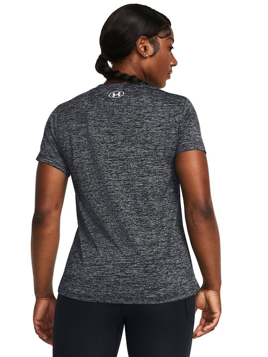 Under Armour Ssv Twist Γυναικείο Αθλητικό T-shirt Μαύρο