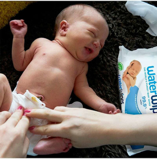 WaterWipes Υποαλλεργικά Μωρομάντηλα με 99.9% Νερό, χωρίς Άρωμα, Οινόπνευμα & Parabens 28τμχ