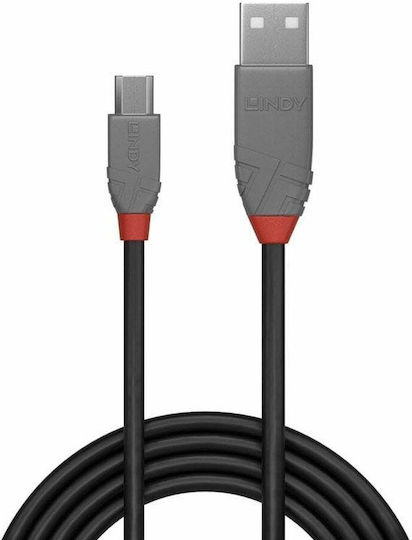 Lindy 5m Regular USB 2.0 to micro USB Cable (36735)