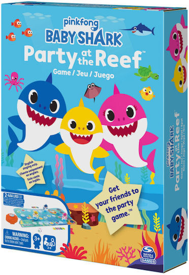 Joc de Masă Baby Shark Party at the Reef pentru 2-4 Jucători 3+ Ani Spin Master