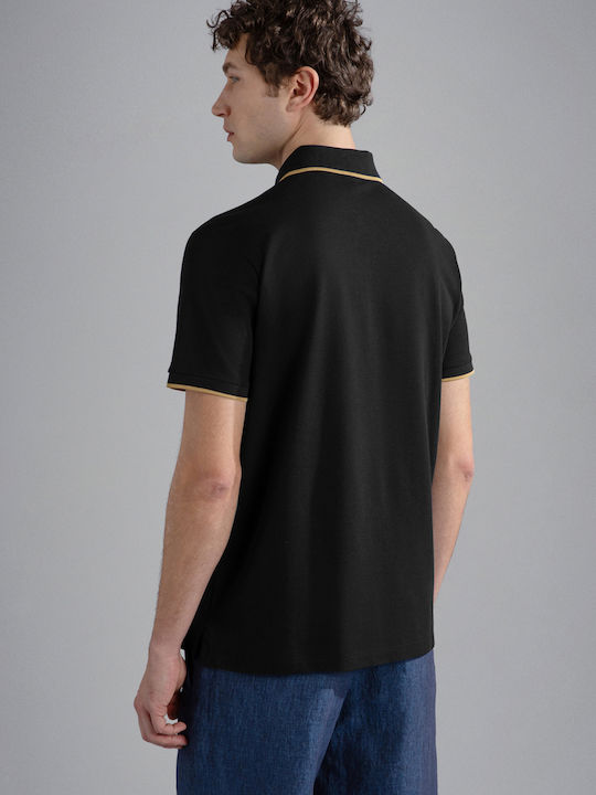 Paul & Shark Bluza Bărbătească Polo Black