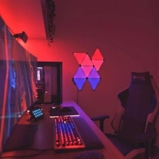 Nanoleaf Декоративна Лампа Черен 9бр