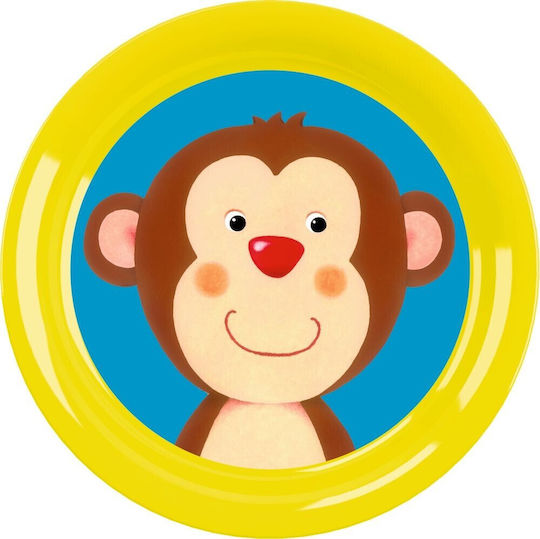 Die Spiegelburg Feeding Set Monkey made of Plastic Multicolour 4pcs for 12+ months