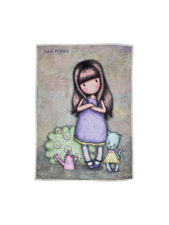 Stamion Pătură Fleece Garden Gri 140x210cm