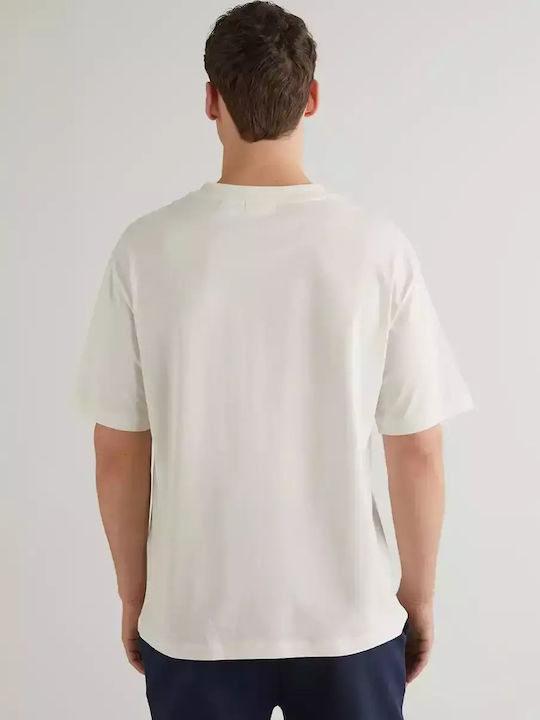 Gant Men's Short Sleeve T-shirt Cream