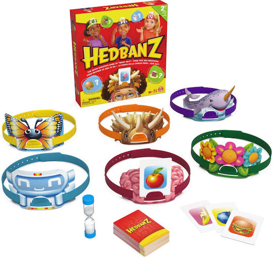 Board Game Hedbanz Στο Κεφάλι Το 'Χω for 2-6 Players 6+ Years Old (EN) Spin Master