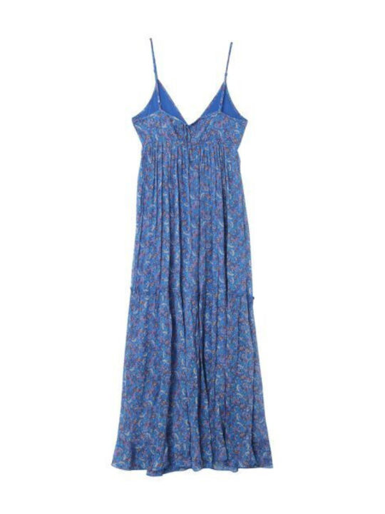 Sommer Maxi Damenkleid Blau