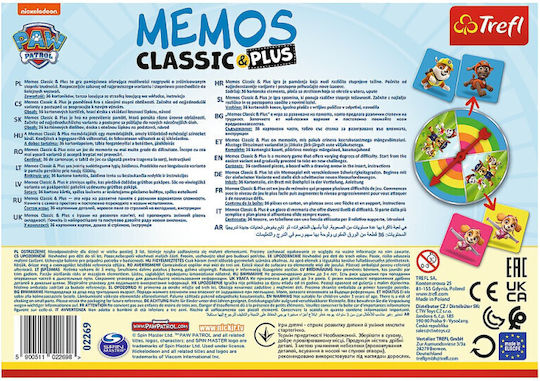 Board Game Memos Classic & Plus 3+ Years Old (EN) Trefl