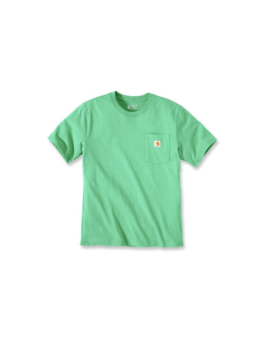 Carhartt T-shirt Bărbătesc cu Mânecă Scurtă Verde