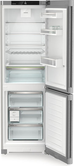 Liebherr Ψυγειοκαταψύκτης 330lt NoFrost Υ185.5xΠ59.7xΒ67.5εκ. Inox Plus