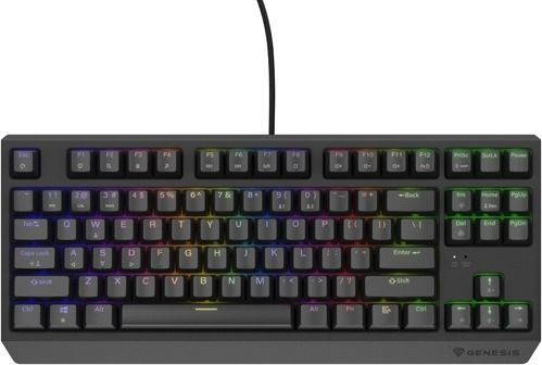 Genesis Thor 230 TKL Gaming Μηχανικό Πληκτρολόγιο Tenkeyless με Outemu Brown διακόπτες και RGB φωτισμό (Αγγλικό US)