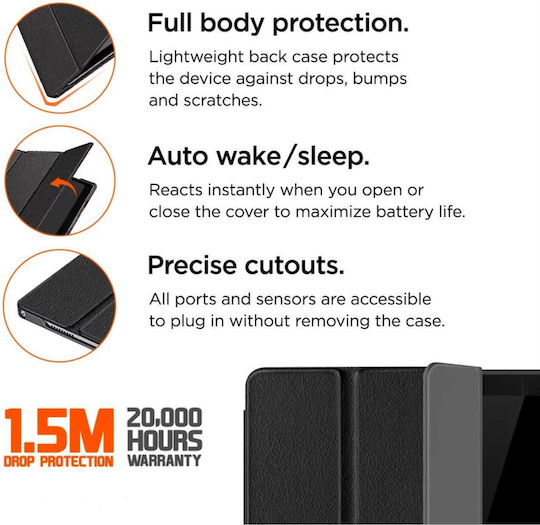 Eiger Flip Cover Schwarze (iPad 2022 10,9 Zoll)