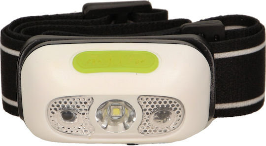 Orno Rechargeable Headlamp LED with Maximum Brightness 230lm Black