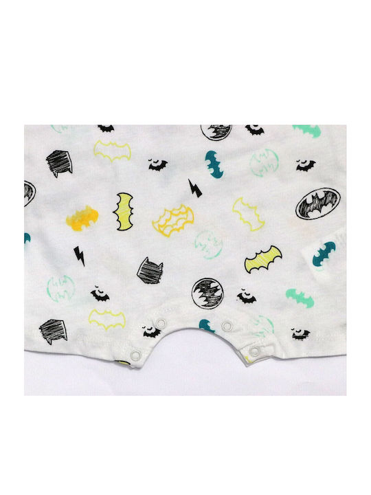 Superheroes Babystrampler Kurzärmelig White