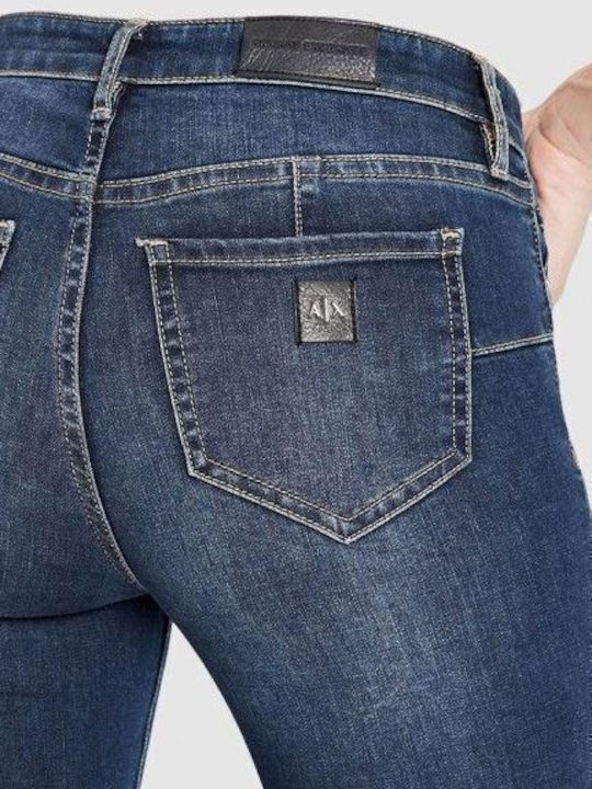 Γυναικείο Jean Παντελόνι σε Super Skinny Εφαρμογή Navy Blue