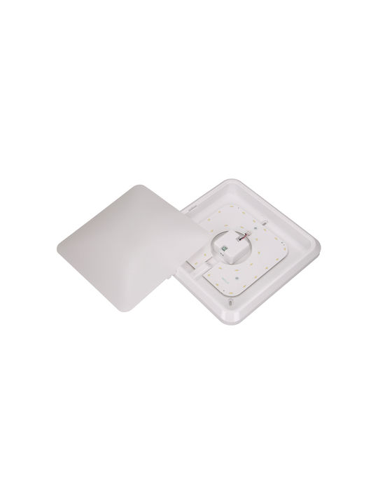Orno Pătrat Panou LED Putere 16W cu Alb Natural Lumini
