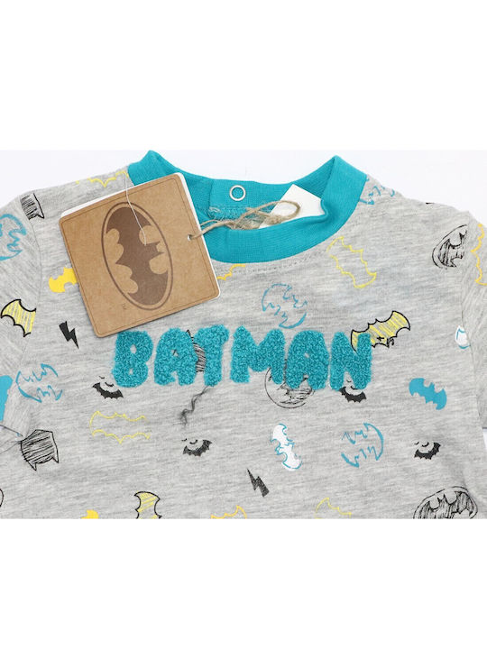 Superheroes Body pentru Bebeluși Mâneca scurta Gray