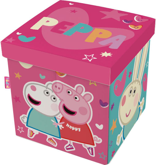 Arditex Children's Stool with Storage Space Peppa Pig Pink 30x30x30cm 1pcs