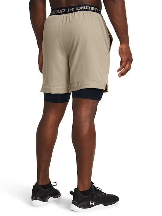 Under Armour Ua Vanish Woven 2in1 Men's Shorts Brown