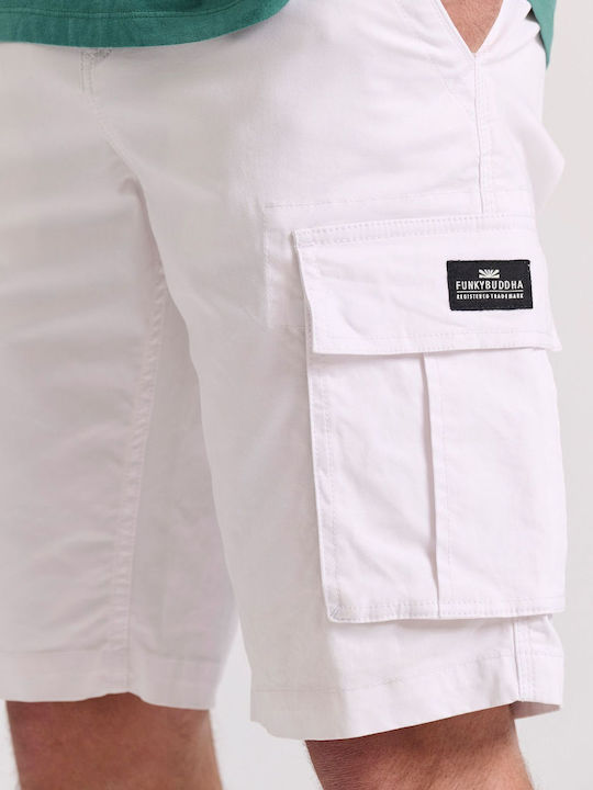 Men's Shorts Cargo White