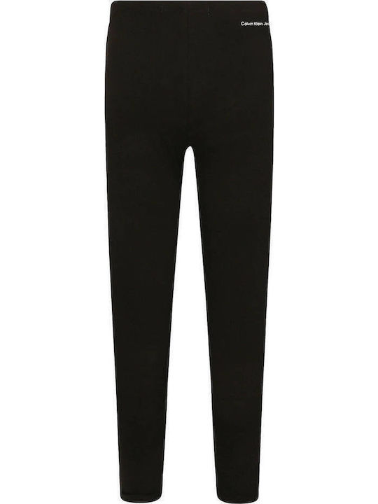Детски Клин Дълъг Черен Logo Legging