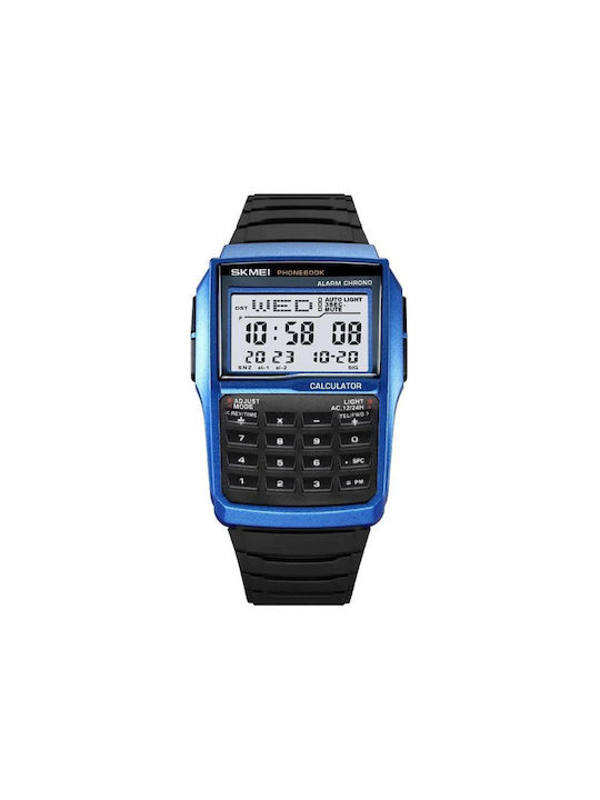 Skmei Digital Uhr Chronograph Batterie in Blau Farbe