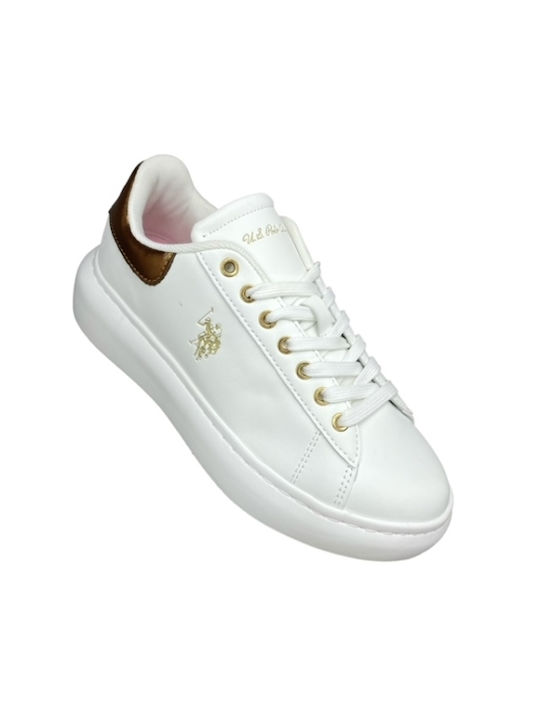 U.S. Polo Assn. Γυναικεία Sneakers Λευκά