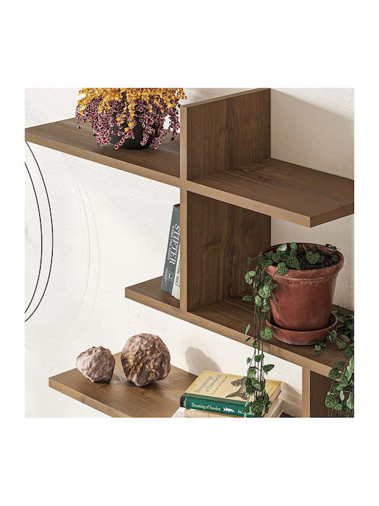 Shelf Wall Leo Open Café 123x22x80cm