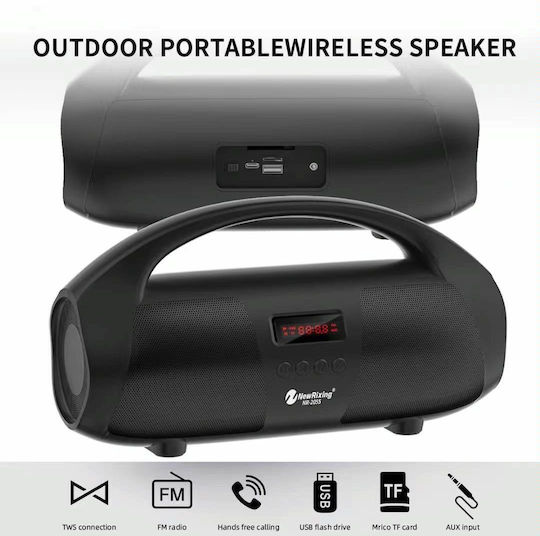 New Rixing Ηχείο Karaoke με Ενσύρματo Μικρόφωνο NR2055 Μπλε