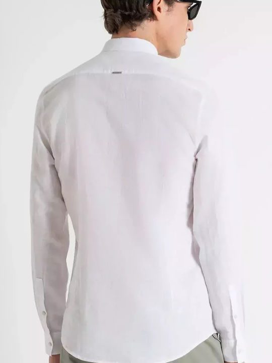 Antony Morato Men's Shirt Linen White