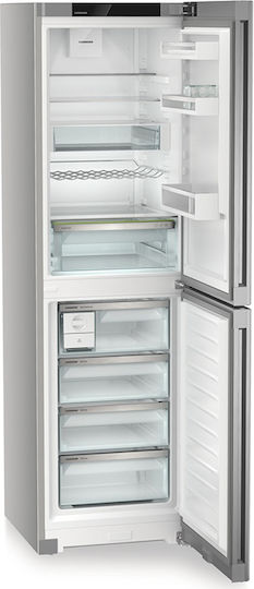 Liebherr Kühl-Gefrierkombination 359Es NoFrost H201.5xB59.7xT67.5cm. Inox Plus