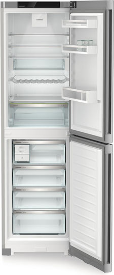 Liebherr Kühl-Gefrierkombination 359Es NoFrost H201.5xB59.7xT67.5cm. Inox Plus