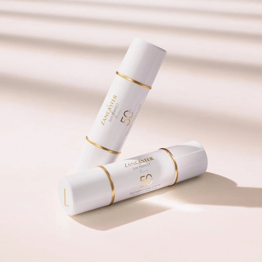 Lancaster Sun Perfect Youth Protection Sun Clear Αντηλιακό Προσώπου & Χειλιών SPF50 με Χρώμα 12gr