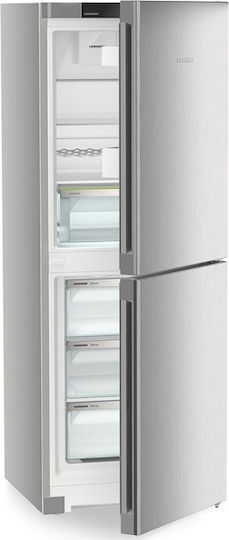 Liebherr Combină frigorifică 280lt NoFrost Î165.5xL59.7xA67.5cm. Inox Plus