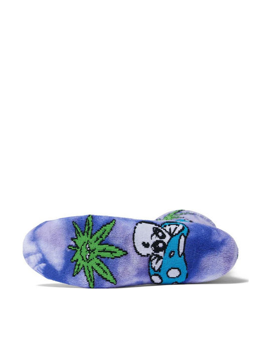 HUF Green Buddy Mushroom Td Чорапи Purple 1Пакет