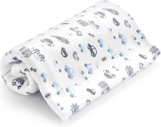Jukki Blanket Nursery Swaddling Blankets Blue Blue 75x100cm